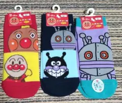 アンパンマン　バイキンマン　ダダンダン　ソックス　23〜25cm