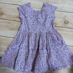 り*め様 花柄ノースリーブワンピース 100cm