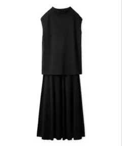 Mila Owen ドレープデザインフレアスカートニットSET タグ付き