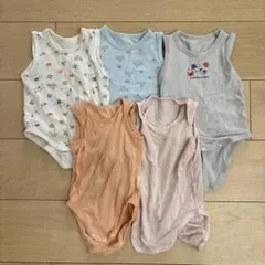 ベビー ボディスーツ 5点セット　タンクトップ