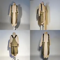 1点物★Rappelerミリタリーベスト&ジャンパースカートWzip★丈変更可能