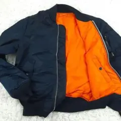 美品◎ALPHA アルファ MA-1 ブラック オレンジ 90s ヴィンテージ