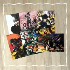 ヒロアカ 原作絵 原画展 ポストカード 緑谷出久 麗日お茶子 爆豪勝己 轟焦凍