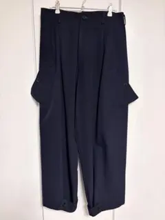 美品 ヨウジヤマモト YohjiYamamoto カーゴ ワイド パンツ ウールのサムネイル