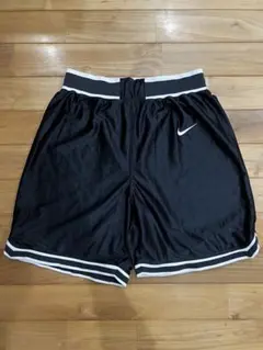 ハ*コ様 NIKEナイキ 刺繍ロゴ バスパン 黒ブラック×白ホワイト ジャージ