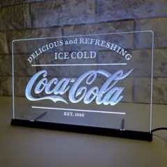 No.N001-18 A4 コカ・コーラ LED ネオン サイン 看板 スタンド