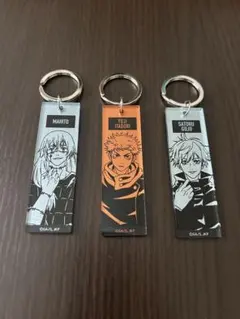 呪術廻戦　キーホルダー　五条悟　虎杖悠仁　真人