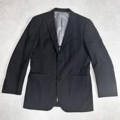 BURBERRY BLACK LABEL テーラードジャケット ストライプ 黒