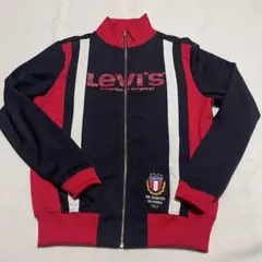 【超美品】Levi’s リーバイス ジャージジャケット L ブラック×レッド