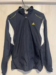 adidas ナイロンジャケット ネイビー