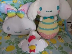 サンリオ シナモン ぬいぐるみ クッション からあげクン