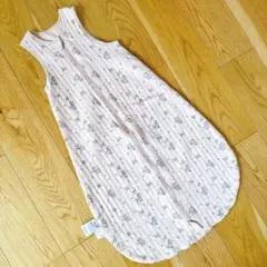 petitmain 水通しのみ　スリーパー　花柄キルティング　ベビースリーパー