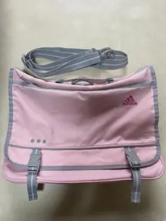 adidas ショルダーバッグ ピンク×グレー