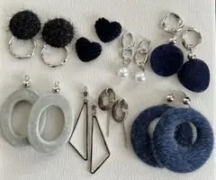 ハンドメイドピアス8点セット　まとめ売り