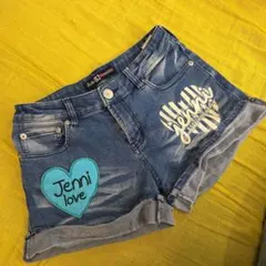 Jenni ハート刺繍 半ズボン