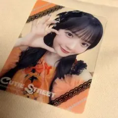 CUTIESTREET クリアトレーディングカード たすき衣装 川本笑瑠　トレカ
