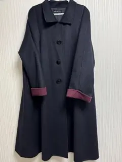 KEI Hayana PLUS 黒 ロングコート ストール付き - メルカリ