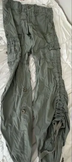 Abercrombie & Fitch カーゴパンツ オリーブ Sサイズのサムネイル