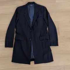 ネイビー シングルボタン チェスターコート Sサイズのサムネイル