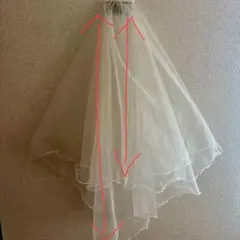 美品　ウェディングベール　結婚式　コーム付き