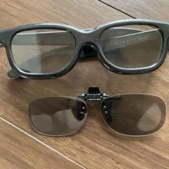 real D 3D 3Dメガネ ブラックフレーム　ワーナーマイカルシネマ