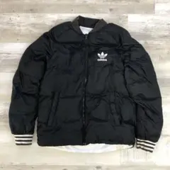 古着 adidas アディダス リバーシブル ダウンジャケット M