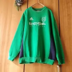 アディダス ECOF movement コラボレ 長袖 トレーナー 裏地フリース