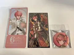 にじさんじ 赤城ウェン 妖怪万化 お札風カード 缶バッジ 特典チケット風カード