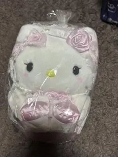 《未使用タグ付》サンリオ2025 ホワイトフリルデザインシリーズ ぬいぐるみ