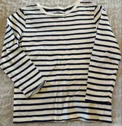 120⭐︎H&M ストライプ長袖カットソー　ロンT