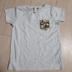 Samansa Mos2 Lagom 迷彩ポケットTシャツ 95cmのサムネイル