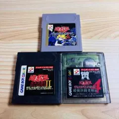 遊戯王デュエルモンスターズ ソフト3本セット　端子清掃済み　ゲームボーイソフト