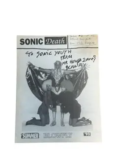 特典‼️ Sonic Youth ファンジン sonic death 五木田智央 - メルカリ