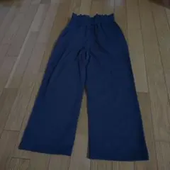 新品 キッズパンツ 140 紺色 女の子