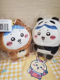 ちいかわ　ハチワレ　たぬきだもんくじ　B賞　たぬきぬいぐるみ　パンダなぬいぐるみ