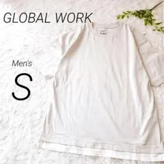 【GLOBAL WORK】グローバルワーク　シャーベッTレイヤード　S　メンズのサムネイル