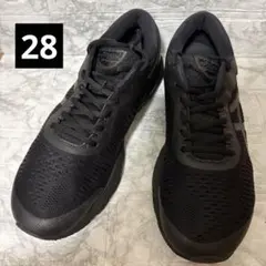 【美品】ASICS ブラック スニーカー　ゲルカヤノ　GEL-KAYANO 28