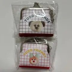 mojojojo PVCがま口ポーチ 2個セット　くま　うさぎ　新品未開封