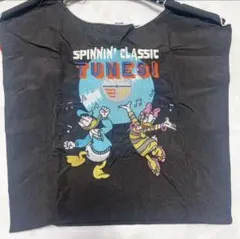 鞄 ディズニー ドナルド＆デイジー ショルダーバッグ エコバッグ 黒