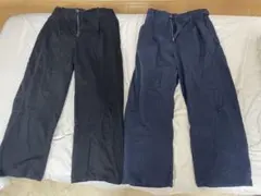 ZARA メンズ パンツ 2本セット ブラック ネイビー