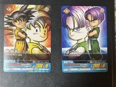 孫悟天、トランクス プロモ データカードダス