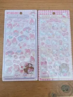 【正規品】ボンボンドロップシール 第二弾 マイメロ キティ（ピンク）セット