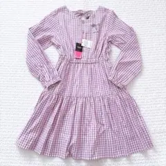 新品 JENNILOVE ジェニーラブ 150 バックリボンティアードワンピース