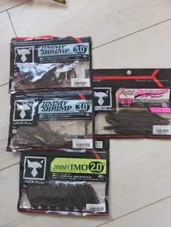 ジャッカル JACKALL フリックシェイク　ジミーシュリンプ　ジミーイモ