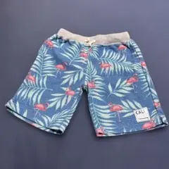 CALI SURF フラミンゴ柄 ハーフパンツ