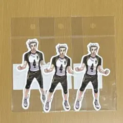 ハイキュー　ダイカットステッカー　原画展