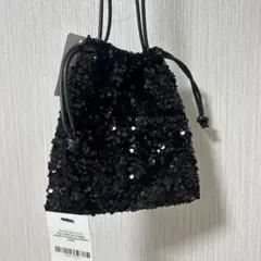 nugu スパンコールミニバッグ