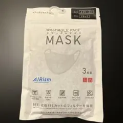 新品未開封/ UNIQLO エアリズムマスク ふつう Lサイズ　ブラック