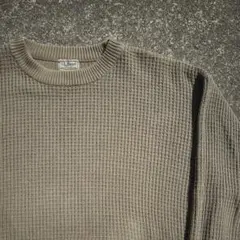 90s LL.Bean XL リブ編みクルーネックセーター 古着