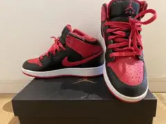 24cm Nike AIR JORDAN1 MID(GS) bred